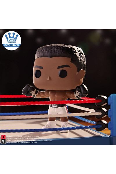 Funko بوب! أيقونات محمد علي (الأسلحة مرتفعة) # 80 Funko Shop شخصية حصرية
