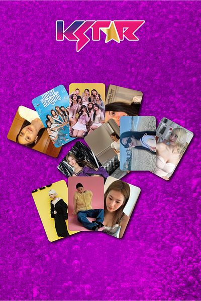 KSTAR مجموعة بطاقات صور مميزة مكونة من 55 قطعة