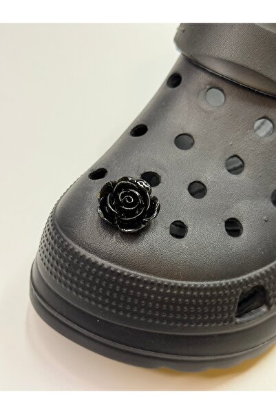 Crocs Gül Terlik Süsü/Güllü Terlik Charm/Çiçekli Terlik Aksesuarı/Jibbitz