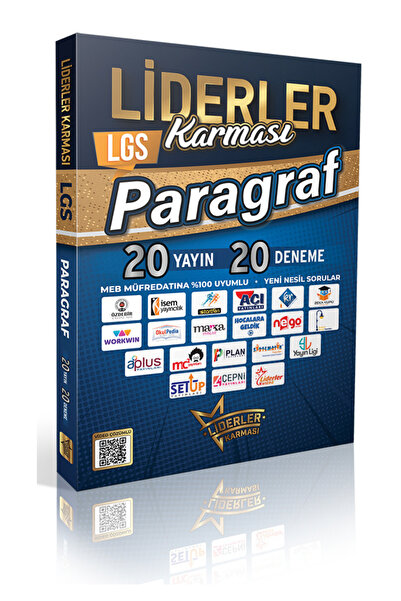 LİDERLER KARMASI 2026 Model 20 Farklı Yayınevinden 20 Lgs Paragraf Deneme Seti