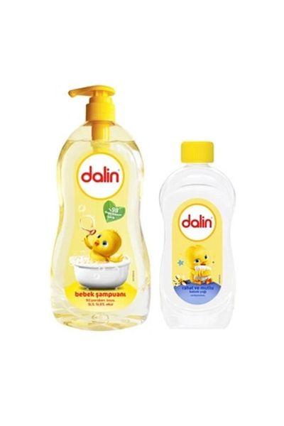 Dalin 700 ml Baby Shampoo - 100 ml Baby Oil