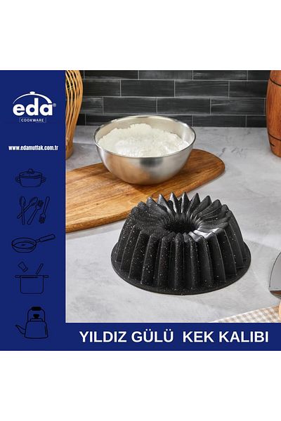 Eda Star Casting Granite Cake Mold 26 Cm