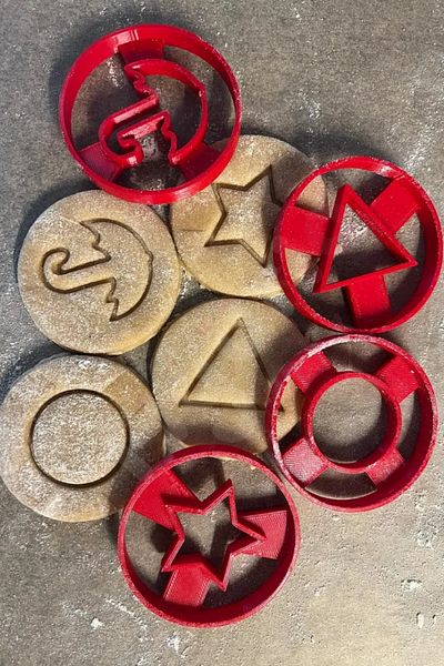 figurio Squid Game Cookie Mold Set / 4 Pieces