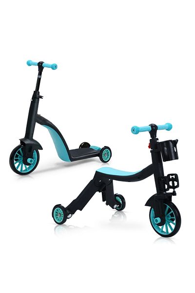 Little Story Little Story Kids Scooter / Balance Bike / Tri Cycle - Green