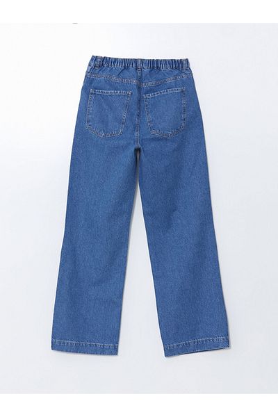 LC Waikiki Pantaloni de damă LCW Comfort Wideleg cu talie elastică