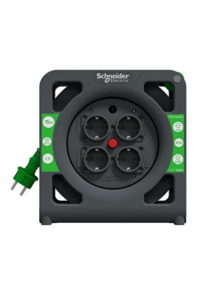 Schneider Electric Schneider 15 Metre 3X1.5 mm Makaralı Uzatma Imt33137