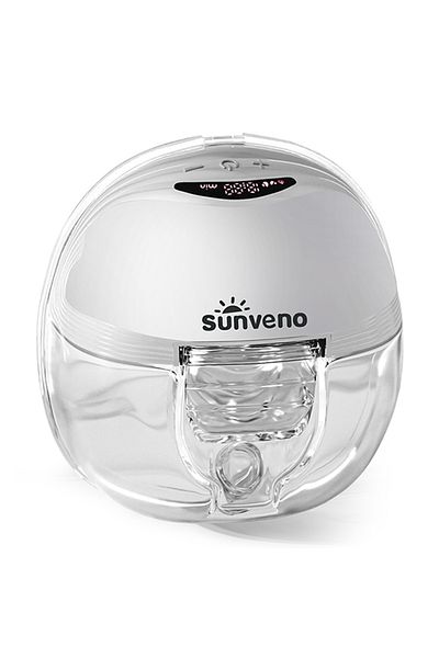 Sunveno مضخة الثدي الأوتوماتيكية الذكية القابلة للارتداء - بيضاء