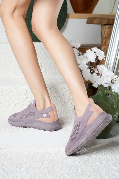 Allyup Pantofi liliac - Pantofi flexibili casual, ușori și respirabili 041f