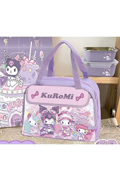 kuromi Sanrio Baskılı Termal Beslenme Çantası