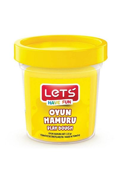 Lets Play Dough 115Gr Yellow