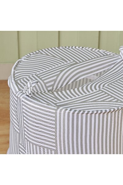 Home Box Aristo Printed Polyester Laundry Hamper - 42x55 cm