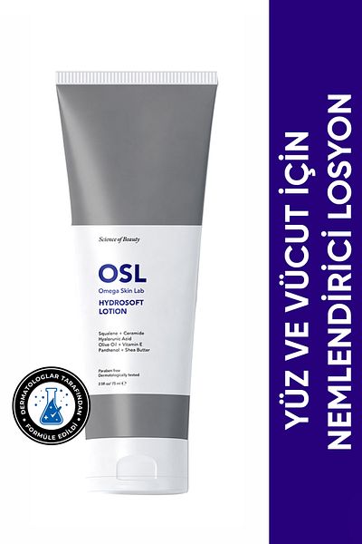 OSL Omega Skin Lab Hydrosoft Lotion 75ml - Feuchtigkeitsspendende Gesichts- und Körperlotion