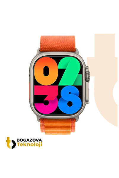 Boğazova Teknoloji Hk10 Ultra 3 Max 49mm Amoled Ekran Akıllı Saat 2 Uyumlu Ko...