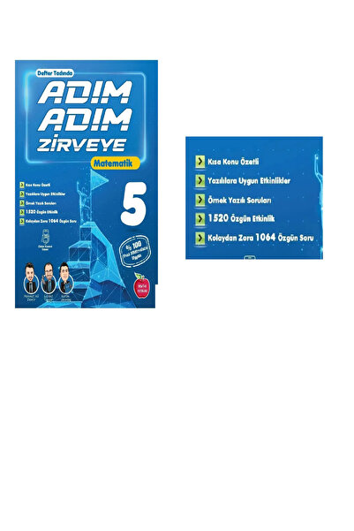 Newton Yayınları 5 Sınıf Matematik Adım Adım Zirveye Soru Bankası 2025