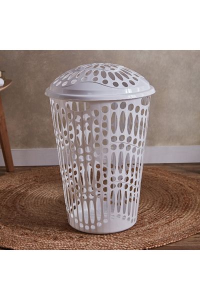 Home Box سلة غسيل هدسون مع غطاء - 54 لتر