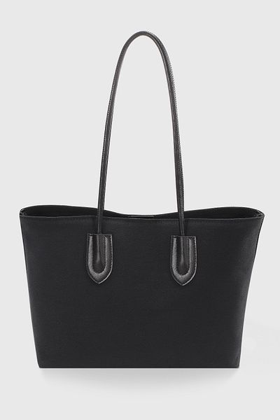 Housebags Retro Vintage Women's Shopper Bag - Canvas Black 264