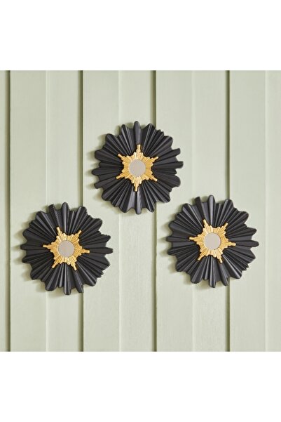 Home Box طقم مرآة كاسيتي مكون من 3 قطع - 25 سم