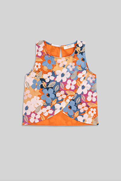 minojoy Girl - Carla Flower Patterned Blouse