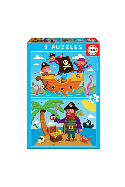 EDUCA لغز القراصنة للأطفال 2x20 قطعة - 17149