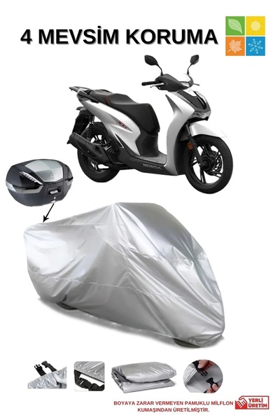Mega Everest Motosiklet Branda Koruma Örtüsü Yamaha NMax 125 155 Uyumlu