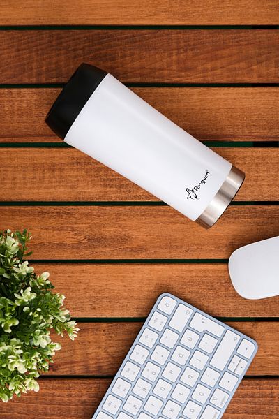 Penguen Mug Thermos - 400 ml |   Leak-Proof, Double-Lined, Vacuum Insulated, Stainless Steel