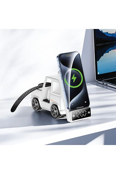 Green Lion G-Wag 6 In 1 Wireless Charger - White