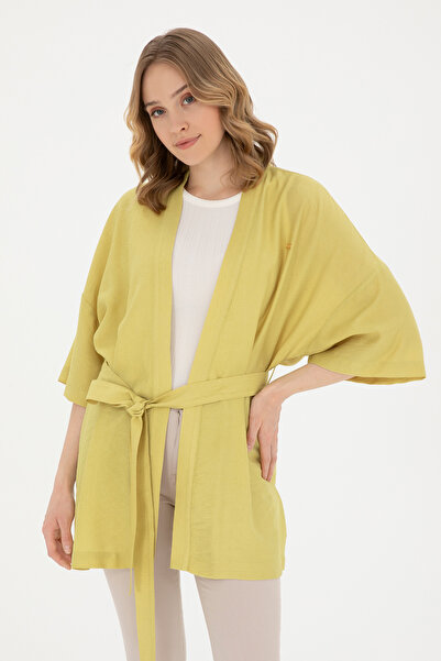 U.S. Polo Assn. Cămașă cu mânecă lungă verde fistic pentru femei 50285671-VR087