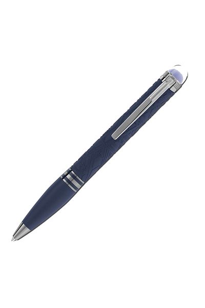 Montblanc قلم حبر جاف من الراتنج باللون الأزرق من ستار ووكر 130213