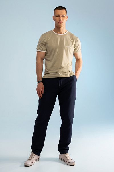 redowl Comfortable Molded Elastic Waist Trousers