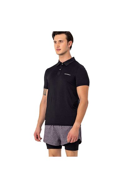 Merrell Erk Black Polo T-shirt M4pacem