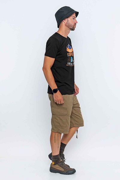 XCLSV SPORT Μπλουζάκι κάμπινγκ με στάμπα Happy Camper