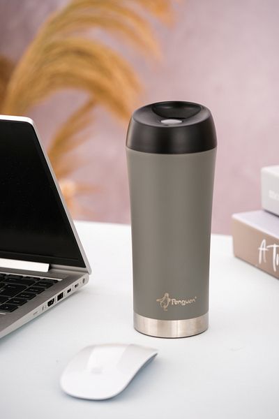 Penguen Mug Thermos - 400 ml |   Leak-Proof, Double-Lined, Vacuum Insulated, Stainless Steel