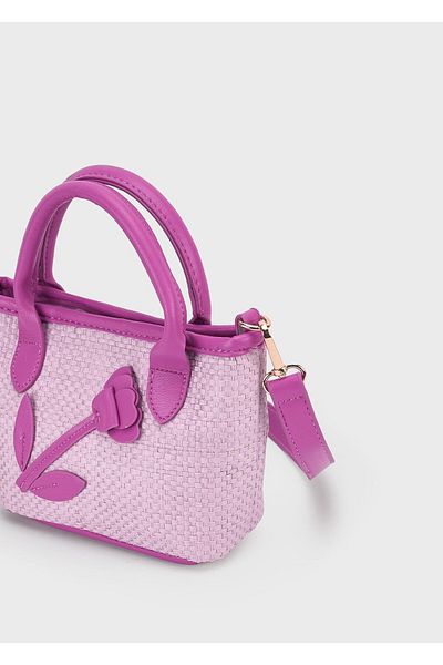 MAYORAL Girl's Floral Straw Bag