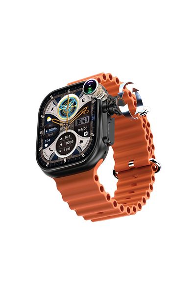 Green Lion 4G Ultra Smart Watch Andriod - Black