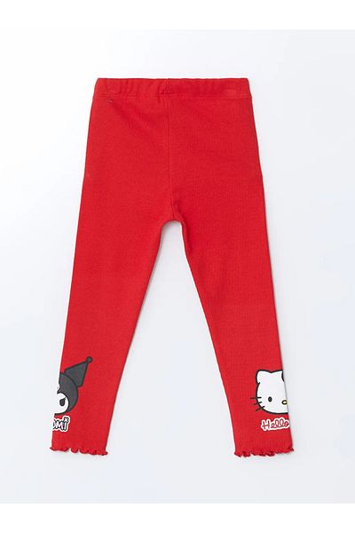 LC Waikiki LCW Kids Red Hello Kitty bedruckte bedruckte Mädchen-Leggings