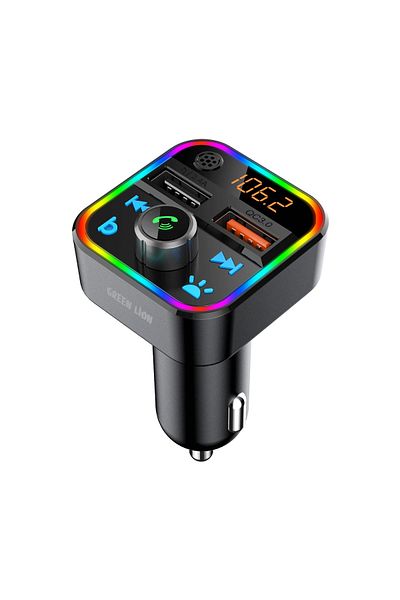 Green Lion Car Fm Transmitter Kit 30W - Black