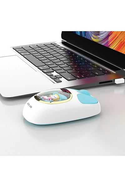 Green Lion Moosh Wireless Mouse - White