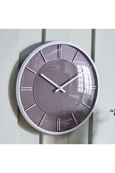 Home Box Saratoga Clock with Convex Glass - 33x4.5 cm