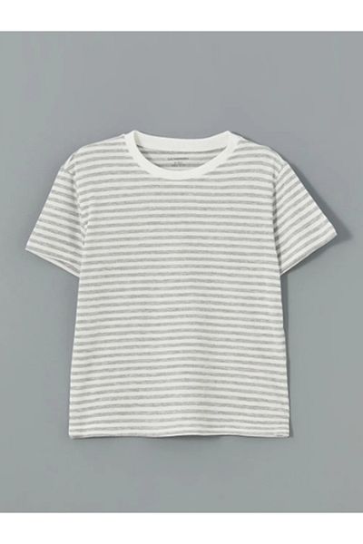 LC Waikiki LC WAİKİKİ ESC - Tricou cu gât pentru băiat, pachet de 2 BB