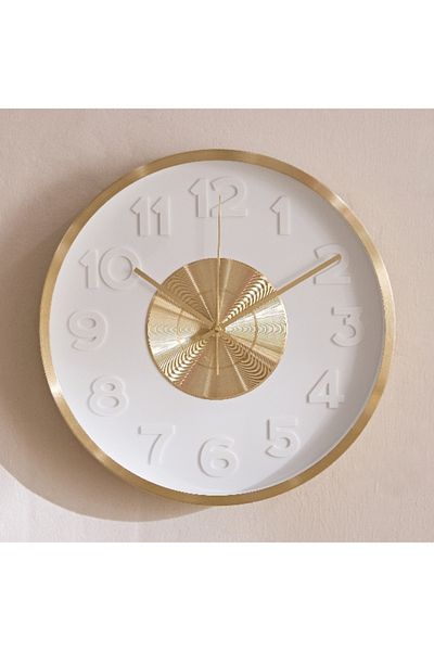 Home Box Mason LED Light Wall Clock with AA Battery - 30x4.3 cm