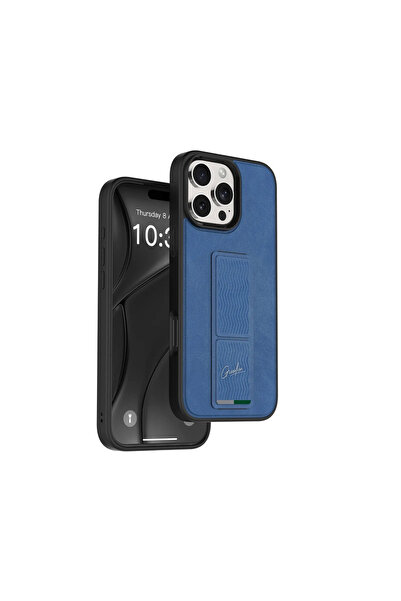 Green Lion حامل متعدد الوظائف من Gripx لهاتف iPhone 16 Pro - أزرق