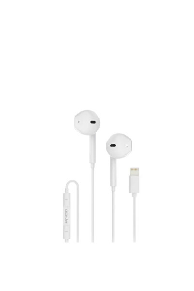 Green Lion Wired Stereo Earphones With Type-C Connector - White