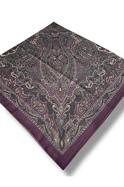 MİRAY وشاح ناعم للحجاب بنمط عرقي كبير مقاس 120 سم من ميراي