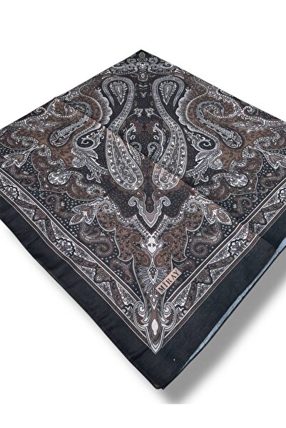 MİRAY وشاح ناعم للحجاب بنمط عرقي كبير مقاس 120 سم من ميراي