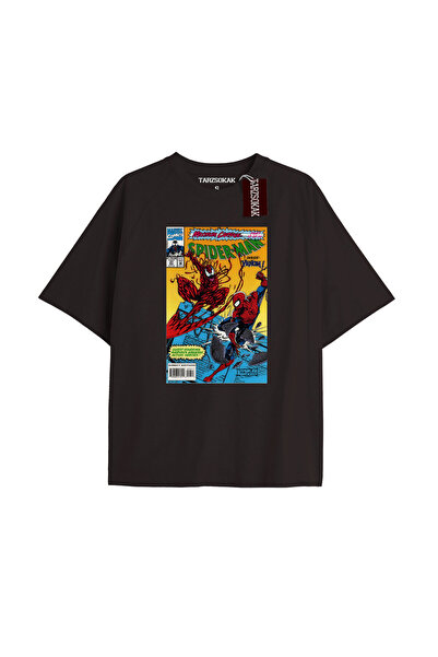 TIMESWASTINGIRL Tricou Spider-Man cu imprimeu de ziar Model No Way Home