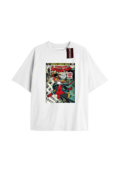TIMESWASTINGIRL Tricou Spider-Man cu imprimeu de ziar Model No Way Home