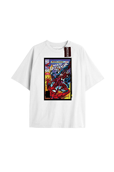 TIMESWASTINGIRL Tricou Spider-Man cu imprimeu de ziar Model No Way Home