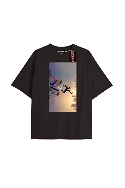 TIMESWASTINGIRL Tricou Spider-Man cu imprimeu de ziar Model No Way Home