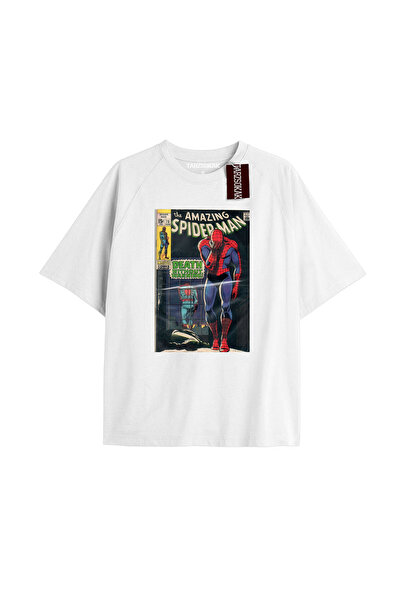 TIMESWASTINGIRL Spider-Man Gazete baskı Model No Way Home Tshirt