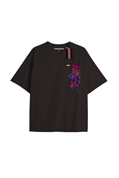 TIMESWASTINGIRL Tricou Spider-Man cu imprimeu de ziar Model No Way Home